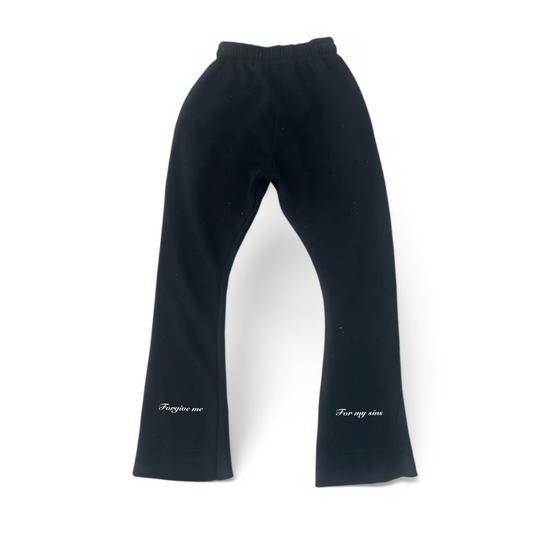 WOMENS BLACK RHINESTONE PANTS